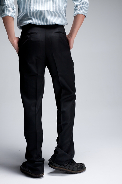 [即將斷貨] NST Jeans 羊毛 熟男紳士系列 男士打摺西裝褲(中高腰寬版)002(8713) 中老年/大尺碼