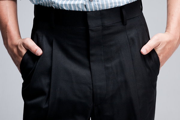 [即將斷貨] NST Jeans 羊毛 熟男紳士系列 男士打摺西裝褲(中高腰寬版)002(8713) 中老年/大尺碼